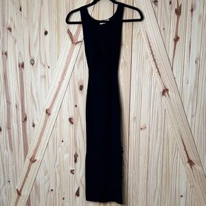 Black Sleeveless Bodycon Dress - Classic Women's Dress